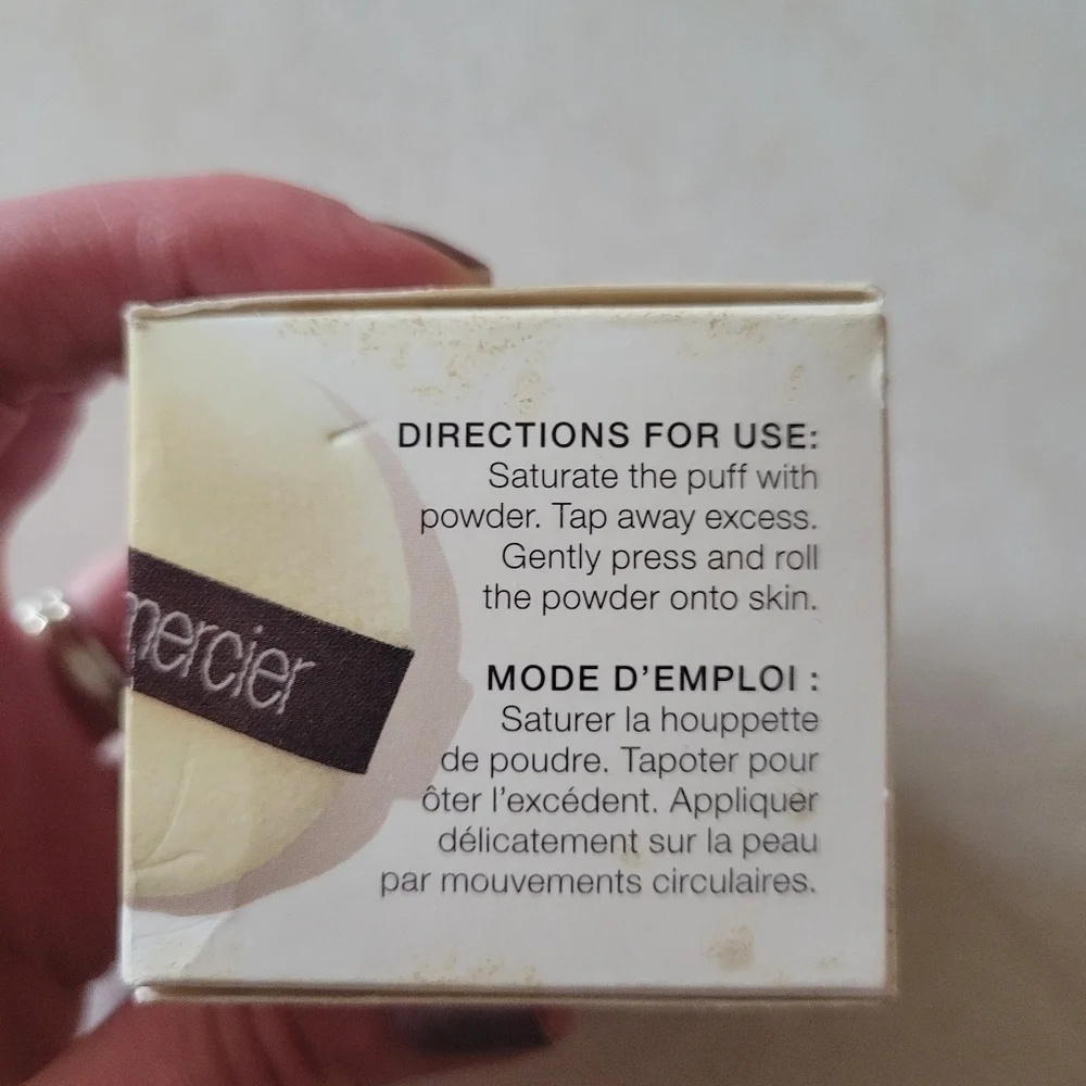 Laura Mercier Delux Mini Translucent Loose Setting Powder & Velour Puff New